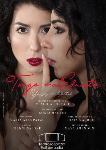 Tango maleducato - TeatroLoSpazio - dal 5 al 10 maggio 2020 - via locri 42 00183 roma - locandina
